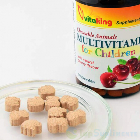 Multivitamine si minerale copii 4, 5, 6 ani Vitaking 90tab TopSuplimente [1]