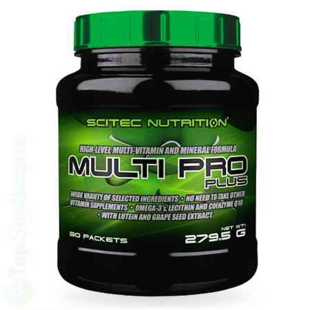 Vitamine pentru sportivi - Multivitamine si minerale Multi Pro Plus Scitec Nutrition 30 plicuri TopSuplimente