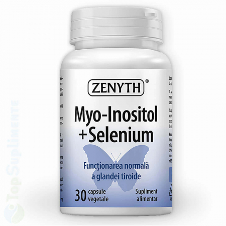Suplimente tiroida - Myo-inositol inozitol Seleniu supliment pastile glanda tiroida Zenyth - TopSuplimente