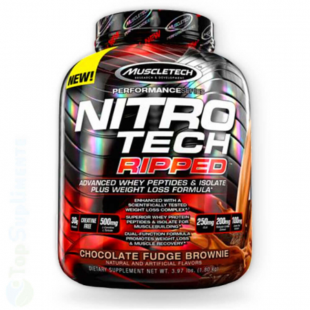 Nitro Tech Ripped proteine produs de slabit MuscleTech 1.8kg TopSuplimente [1]