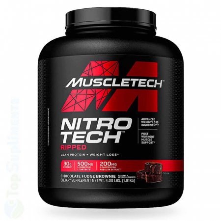 Arzatoare de grasimi - Nitro Tech Ripped proteine produs de slabit MuscleTech 1.8kg TopSuplimente