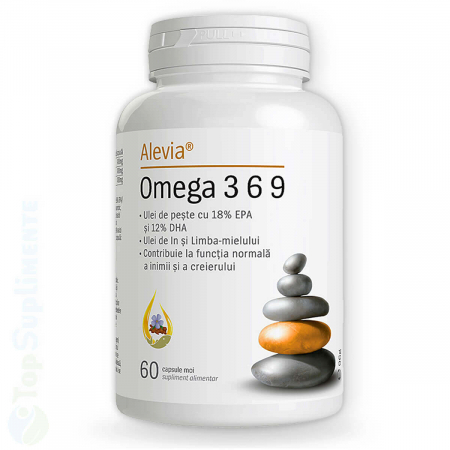Suplimente pentru slabit - Omega 3 6 9 ulei de peste seminte de in limba mielului capsule pastile Alevia - TopSuplimente