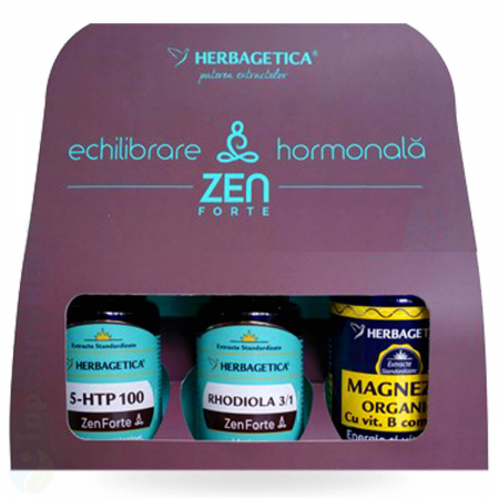 Vitamine sarcina si gravide - Pachet pastile antistres Fara Stres Herbagetica 5htp rhodiola magneziu TopSuplimente