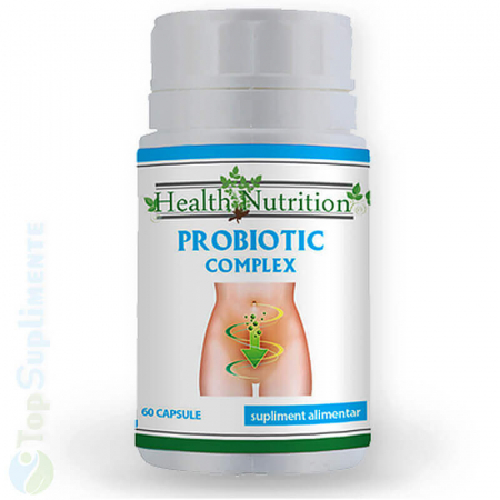 Probiotic Complex 60 capsule, echilibru flora intestinală, intestin, sistem digestiv, bacterii benefice, diaree, probiotice (Health Nutrition) [0]