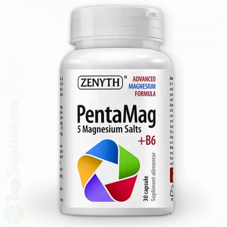 Vitamine si minerale - PentaMag saruri de magneziu vitamina B6 capsule pastile Zenyth - TopSuplimente