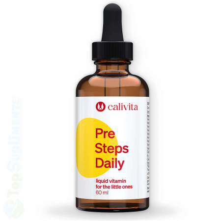 Vitamine lichide - Pre Steps Daily vitamine lichide copii si bebelusi Calivita - TopSuplimente