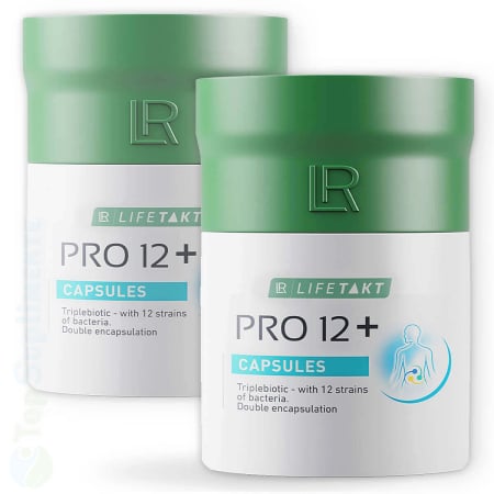 Suplimente digestie - SET 2x Probiotic PRO 12+ capsule probiotice flora intestinala LR - TopSuplimente