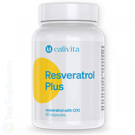 Vitamine pentru batrani - Resveratrol Plus Coenzima Q10 capsule Calivita - TopSuplimente