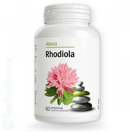 Suplimente potenta - Rhodiola pastile capsule antistres anxietate liniste si stres Alevia - TopSuplimente