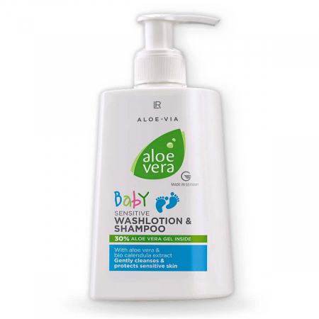 Cosmetice copii - Sampon pentru par si corp bebelusi Aloe Vera Baby LR TopSuplimente