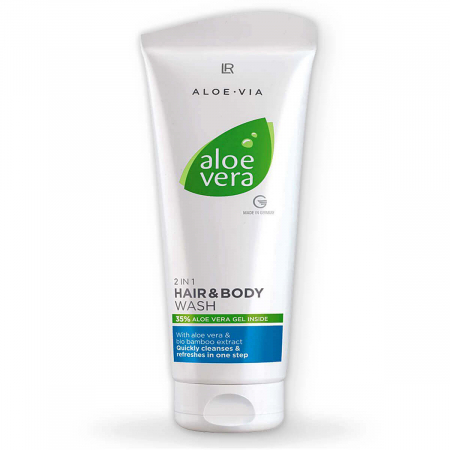 Creme de corp - Sampon pentru par si corp cu Aloe Vera si bambus LR TopSuplimente