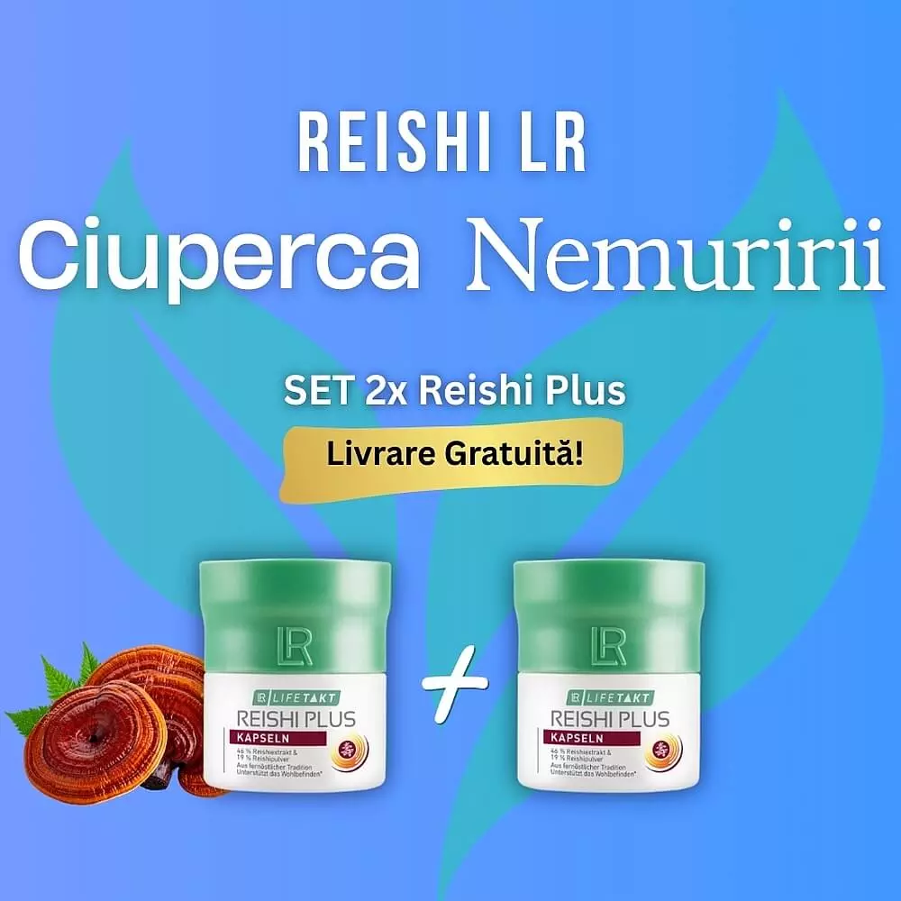 SET 2x Reishi Plus capsule ciuperca medicinala LR - TopSuplimente [2]