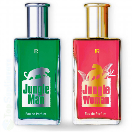 Parfumuri LR - Set parfum barbati femei dama Jungle Man Woman LR TopSuplimente