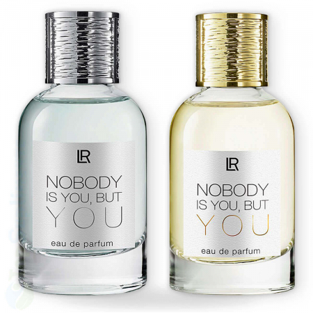 Recomandari produse - SET parfum barbati si femei Nobody Is You But You in editie limitata LR TopSuplimente