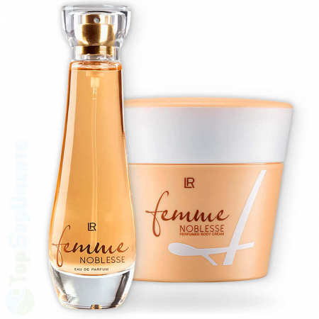 Parfumuri LR - Set parfum femei dama si crema de corp Femme Noblesse LR TopSuplimente