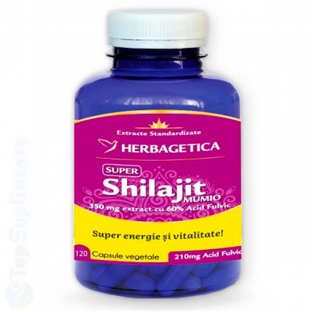 Suplimente alimentare - Shilajit Mumio pastile imunitate energie psihic stres Herbagetica - TopSuplimente