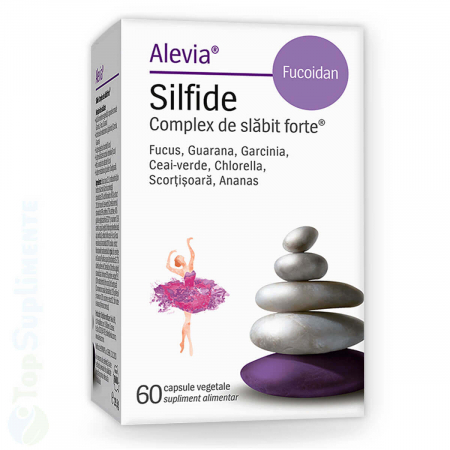 Suplimente digestie - Silfide complex pastile de slabit forte plus Fucoidan capsule Alevia - TopSuplimente