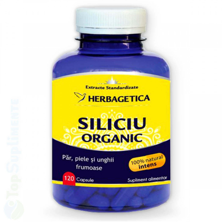 Suplimente tiroida - Siliciu Organic supliment piele, par, unghii si sistem urinar Herbagetica - TopSuplimente