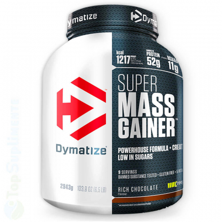 Super Mass Gainer proteine masa musculara Dymatize 2.9kg TopSuplimente