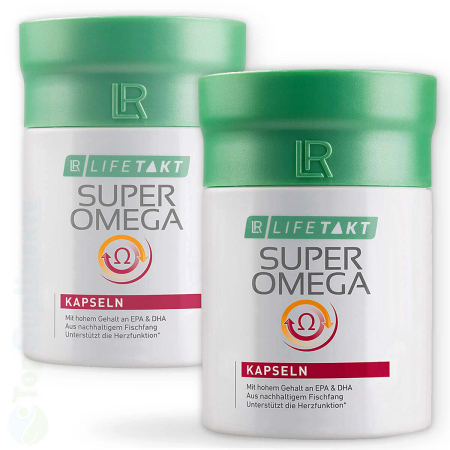 Vitamine pentru ochi - SET 2x Super Omega 3 capsule ulei de peste LR - TopSuplimente