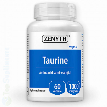 Vitamine pentru ochi - Taurina aminoacid si antioxidant pentru inima, creier si ochi Zenyth - TopSuplimente