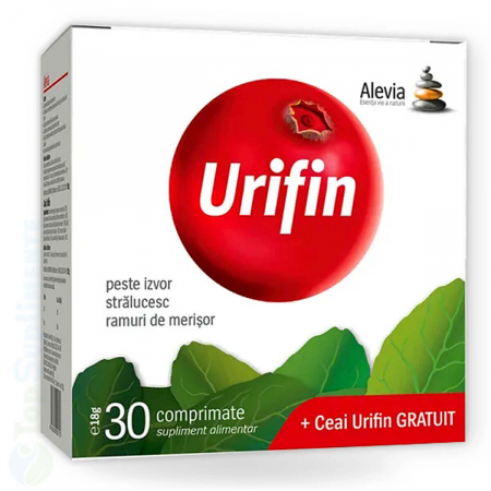 Suplimente prostata - Urifin pastile si ceai infectii urinare Alevia - TopSuplimente