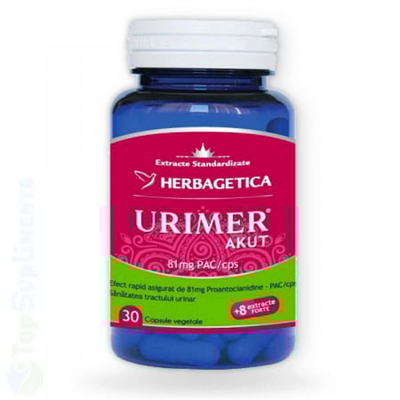 Urimer Akut pastile infectii urinare tract urinar Herbagetica - TopSuplimente