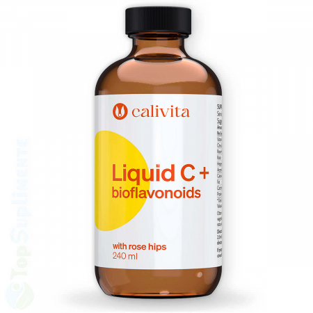 Suplimente alimentare - Vitamina C lichida cu bioflavonoide macese acerola Calivita 240ml TopSuplimente