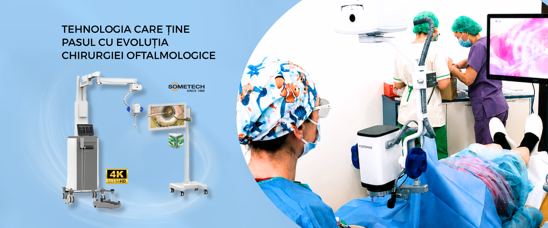 VOMS-400 OPH – Tehnologie pentru chirurgia oftalmologică