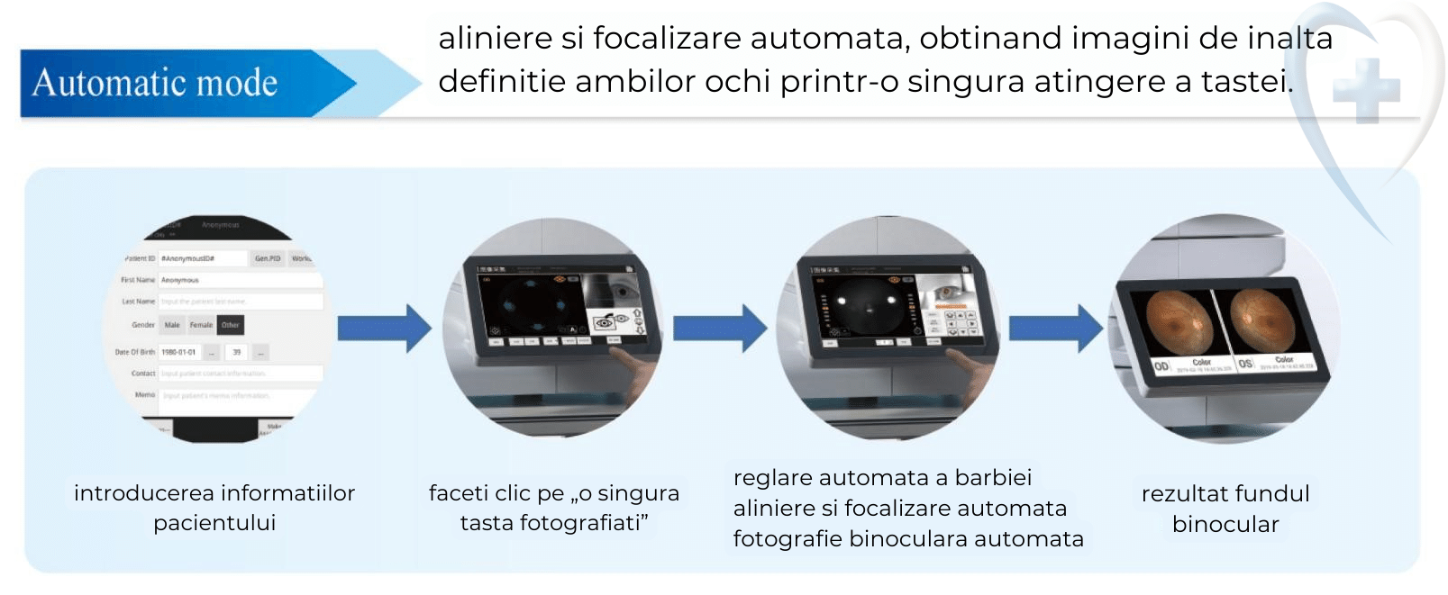 fundus camera- 2 ani garantie