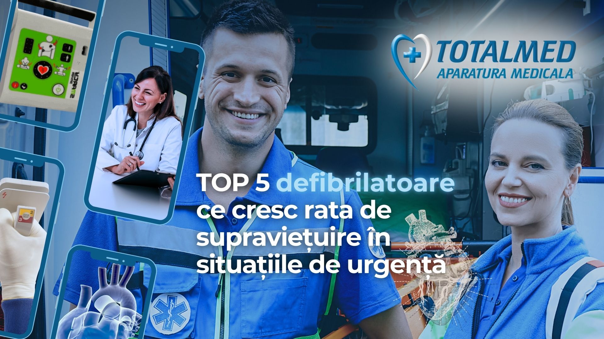 Top 5 defibrilatoare ce cresc rata de supravietuire in situatiile de urgenta