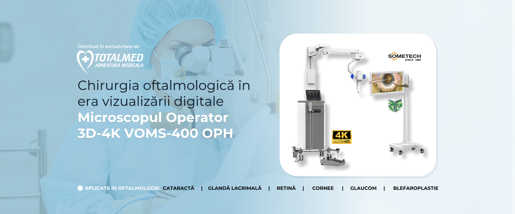 Chirurgia oftalmologică în era vizualizării digitale 3D 4K