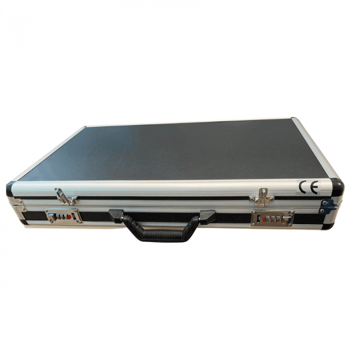 Cutie din aluminiu fara tava detasabila pentru trusa de lentile C-266M [2]