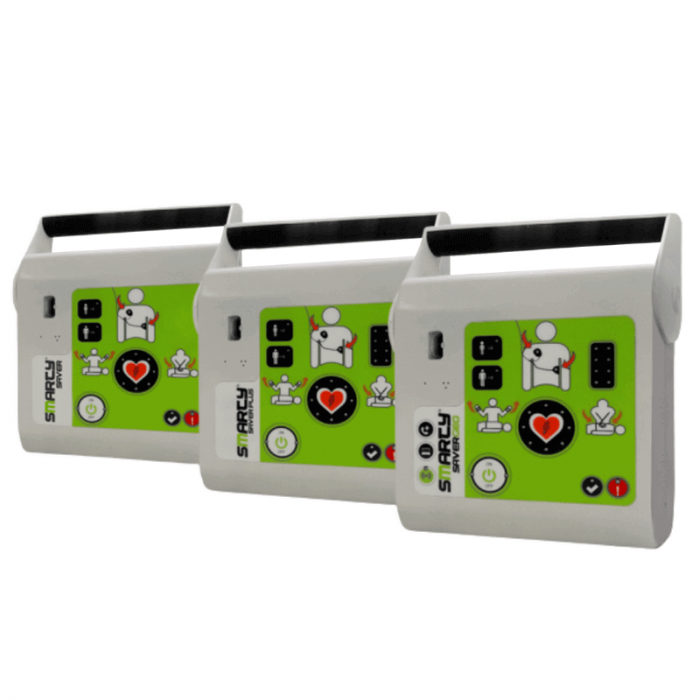 Defibrilator Smarty Saver fully-automatic cu electrozi Face to Face (F2F) | Totalmed Aparatura Medicala [1]