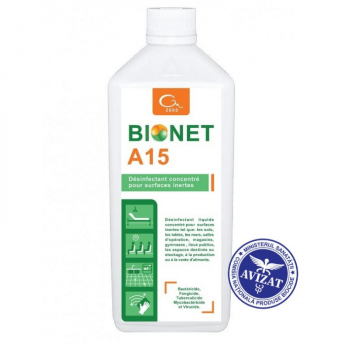 Dezinfectant concentrat BIONET A15 | Totalmed Aparatura Medicala [1]