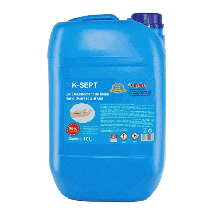 Dezinfectant lichid de maini, K-Sept cu glicerina (10 L) | Totalmed Aparatura Medicala [1]