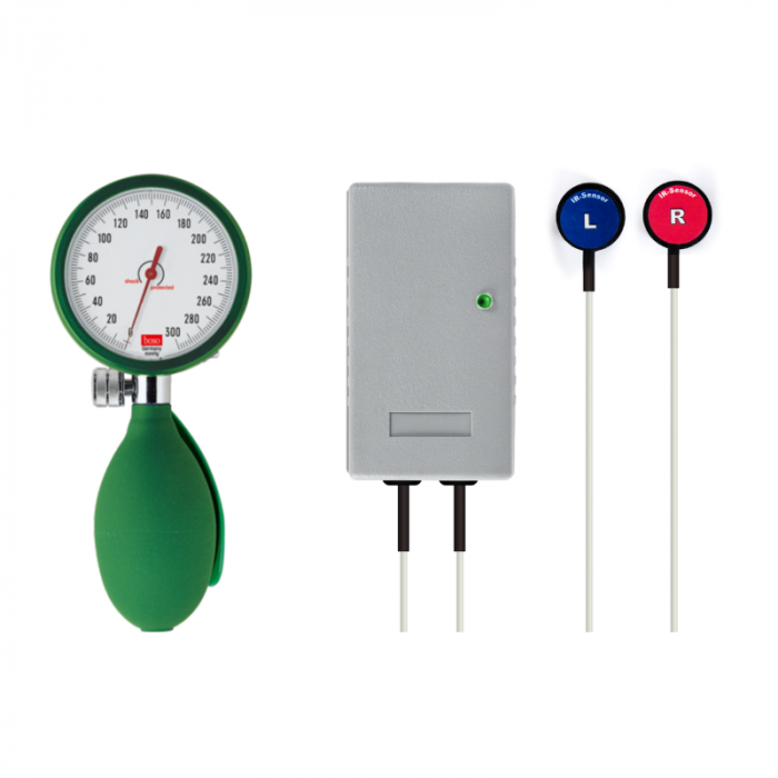 Dispozitiv compact cu 2 canale pentru fotopletismografie venoasă (PPG) [3]