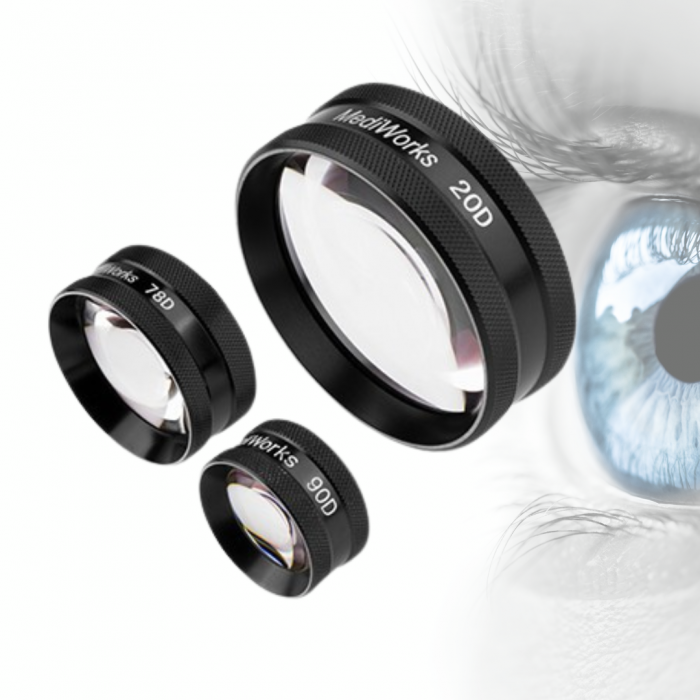 Lentilă MediWorks 78D – Examinare Retiniană Detaliată cu Biomicroscop [2]