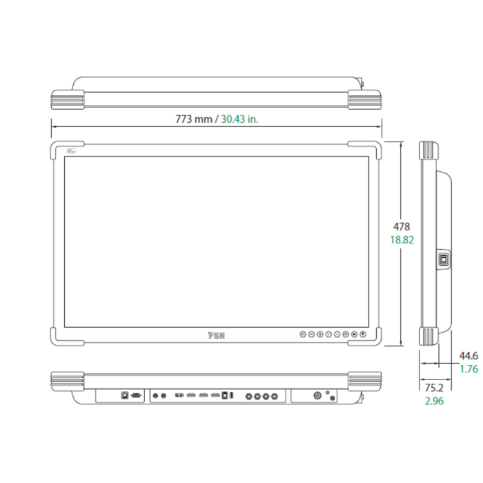 MONITOR 32” 4K pentru lampă chirurgicală RIMSA [2]