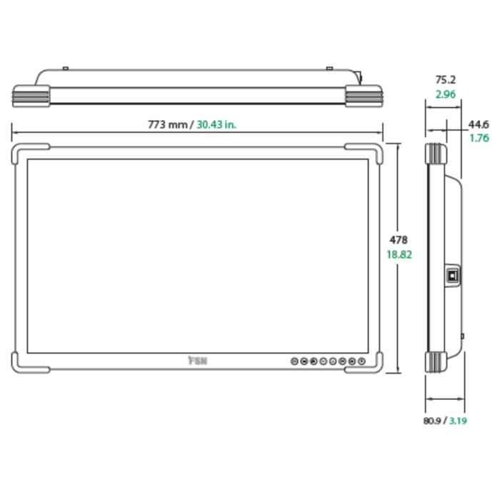 MONITOR MEDICAL FHD 32” pentru lampă chirurgicală RIMSA [2]