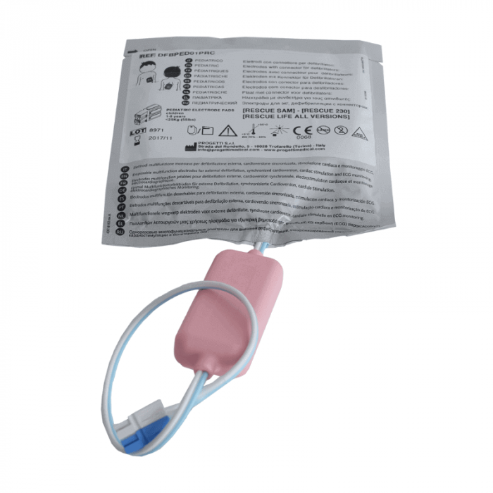Padele preconectate pediatrice AED RESCUE-Progetti | Totalmed Aparatura Medicala [3]
