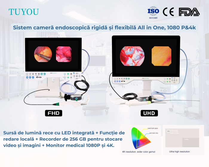 Sistem video endoscopic ALL IN ONE, 24 Inch 4K [2]