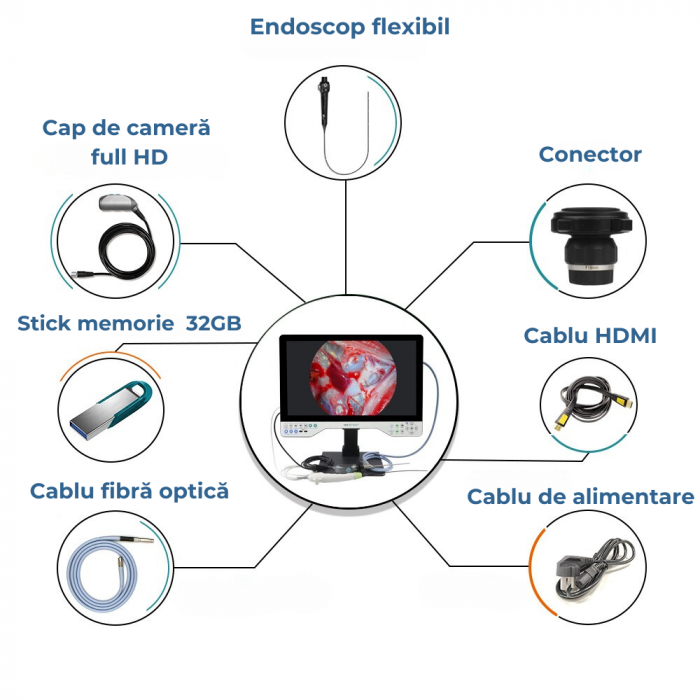 Sistem video endoscopic ALL IN ONE, 24 Inch Full HD [6]