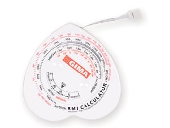 Aparate diverse - Centimetru retractabil 150 cm cu calculator BMI – indice masă corporală