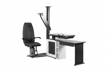 Combine oftalmologice - Combina oftalmologică multifuncțională cu scaun motorizat și masă glisantă – model complet