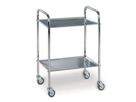 Mese medicale - Masa instrumentar cu 2 blaturi Lancart 60x40x80 cm