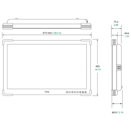 Monitor 27" pentru lampa operatie Rimsa [1]