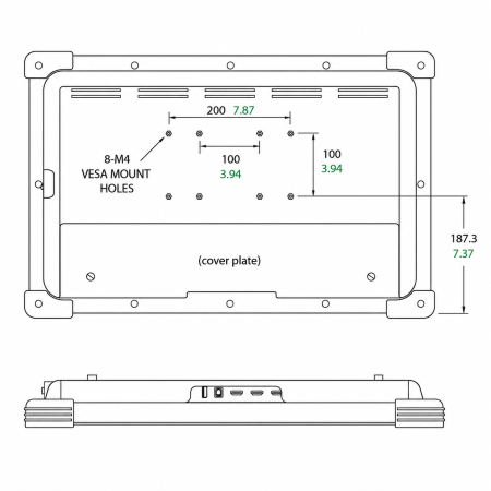 Monitor 27" TOUCH pentru lampa operatie Rimsa [1]