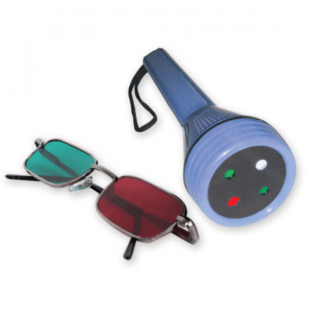 Optotipuri, teste de vedere si proiectoare de teste - Testul cu lumina LED – Worth | Totalmed Aparatura Medicala