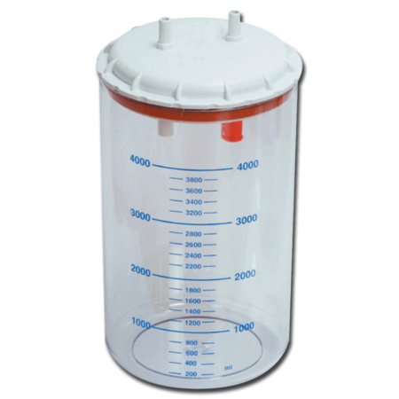 Aspiratoare chirurgicale - Vas colector autoclavabil 4000 ml, cu capac | Totalmed Aparatura Medicala